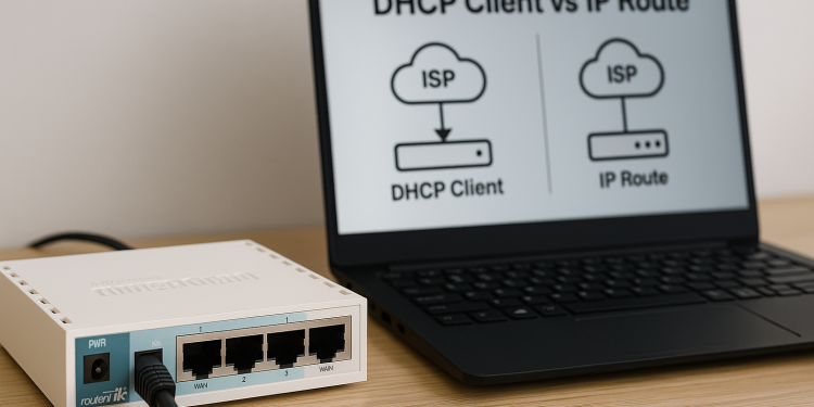 DHCP Clinet VS Route