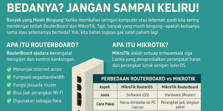 Jangan Sampai Keliru! RouterBoard vs MikroTik: Apa Bedanya?